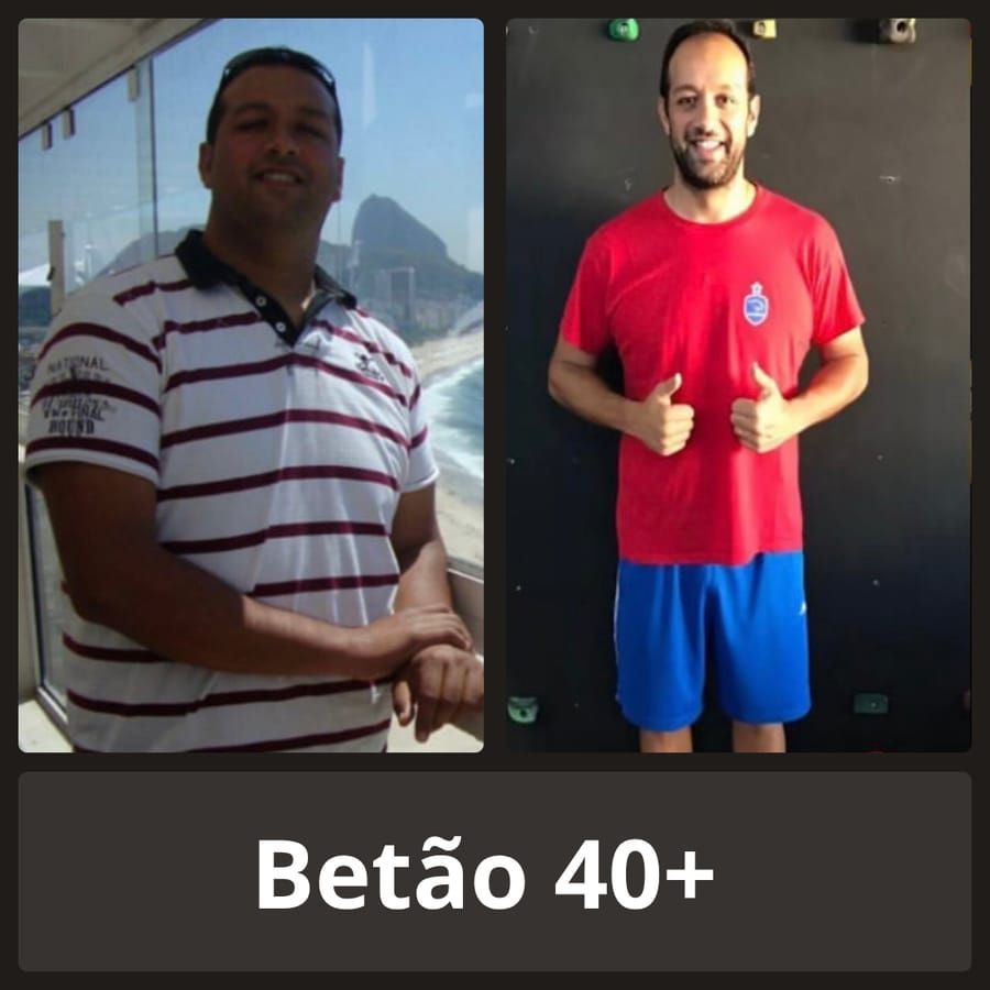 Antes e depois — Betão, 40+
